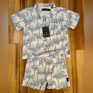 Ben Sherman Toddler Matching Palm Tree set